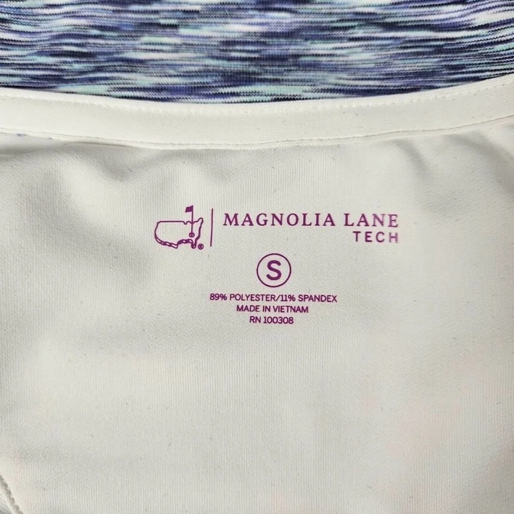 Masters Magnolia Lane Tech Women's Long Sleeve 1/2 Zip Pullover Top SZ S Golf - Picture 2 of 3